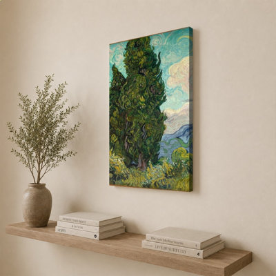 Cypress par Vincent Van Gogh - Impression sur toile