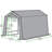 Enclosed Storage Shed 7ft x 12ft Steel Frame with 6 Legs