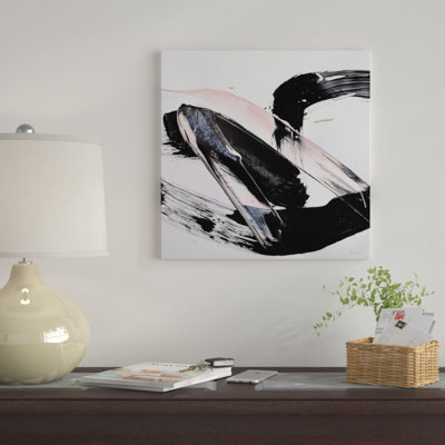 «Peach Black Blast», impression sur toile