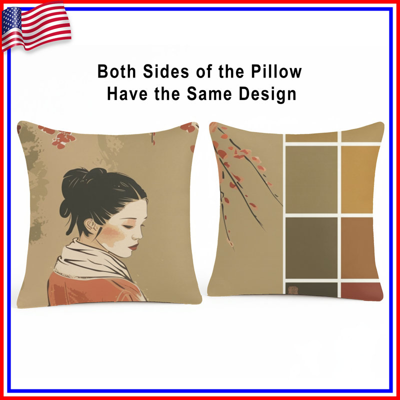 Coussin Portrait, coussins double face Art, 26 po x 26 po