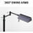 Ansul 55'' LED Swing Arm Floor Lamp-1956089263