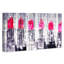 Collection de maquillage rouge à lèvres Fashion and Glam - impression sur toile-51241384-51241385