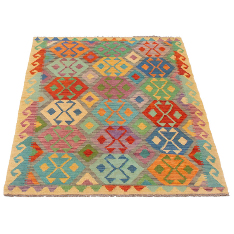 Tapis orange unique 3 pi 10 po x 6 pi 1 po Cannelburg