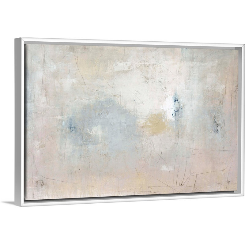 «Fondamental Source» par Joshua Schicker, reproduction d'art graphique sur toile, Cadre flottant blanc