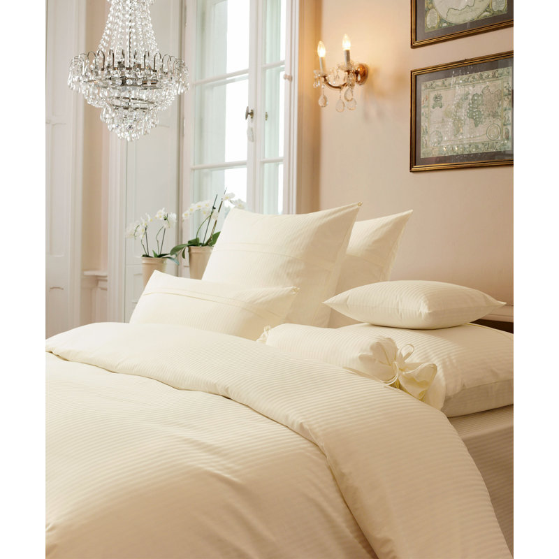 Rubin Cotton Solid Colour Duvet Cover Set with Pillowcases, Grey, Single Duvet Cover + 1 Standard Pillowcase