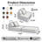 Jairden 3-in-1 Adjustable Corduroy Sleeper Sofa Bed, Convertible Modern Foldable Lounge Chair (with Throw Pillow)-509467545