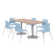 72" L Rectangular Breakroom Table and Chair Set