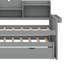 Lit de jour simple en bois avec 2 gigognes simples Donashia-5148221