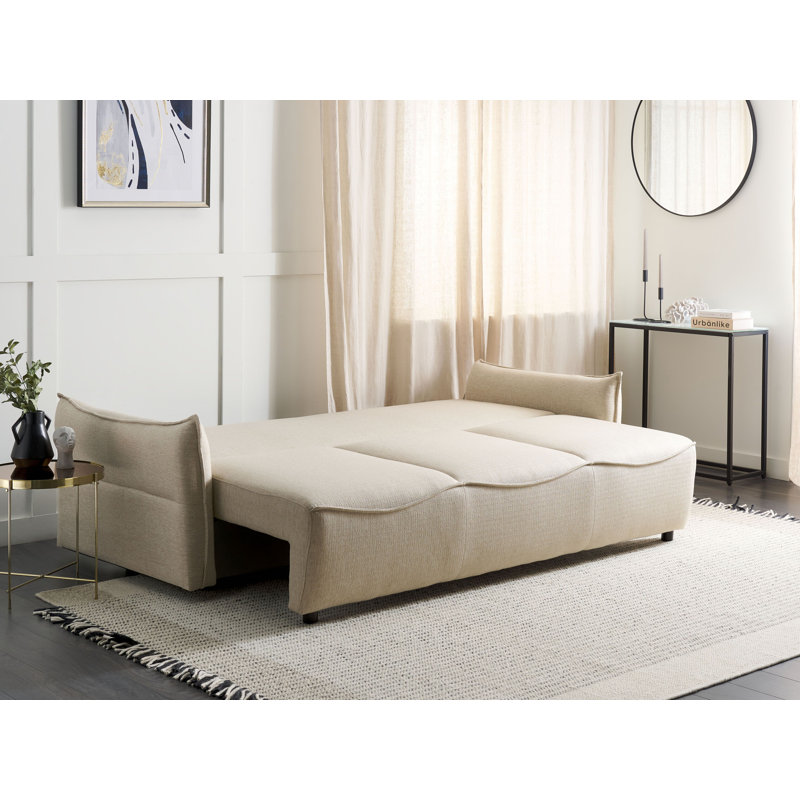 Angleica 3 Seater Sofa Bed, Beige