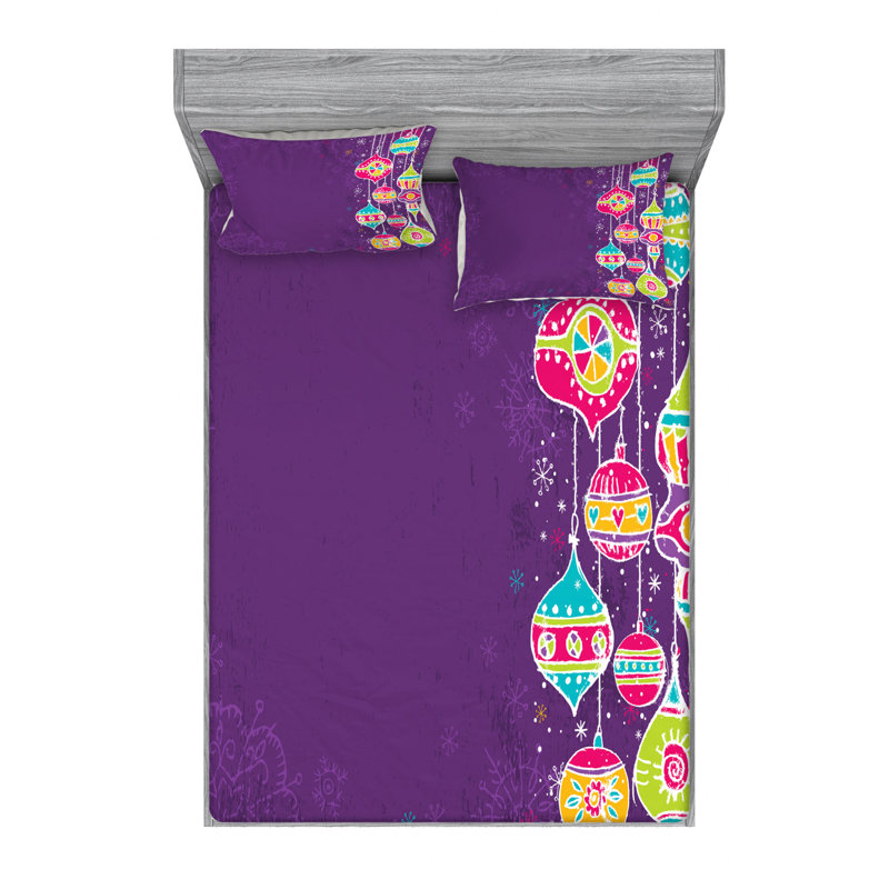 Microfiber Sheet Set, Full Sheet Set with Fitted Sheet