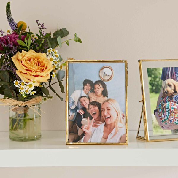 Gold Metal Picture Frame