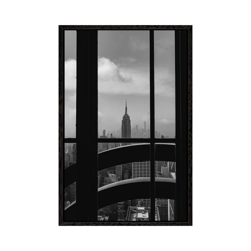 New York State of Mind III 1 Piece Wall Art on Canvas, 66.04cm H x 45.72cm W x 3.81cm D, Black Framed