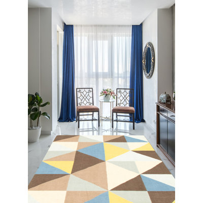 Feeney Wool Geometric Indoor Rug