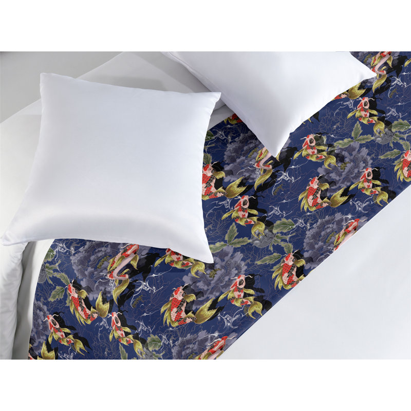 Foulard de lit japonais Ambesonne, Grand lit