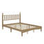 Grand lit plateforme en bois