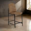 Chaise de bar Revee, fer noir, résistante à l'eau-111379207-111379206
