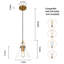 Luminaire suspendu conique à 1 lumière Engemann-123687332-123687331-95026140
