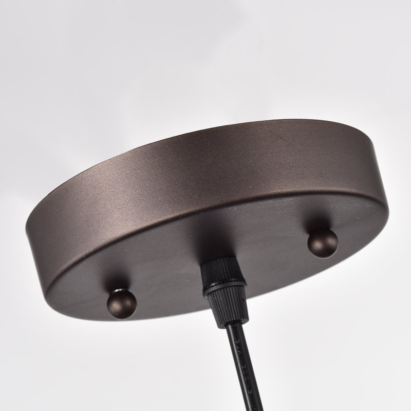 Tisch 1 - Light Oil Rubbed Bronze Single Pendant