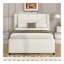 Lit plateforme double avec lit gigogne et lit gigogne double