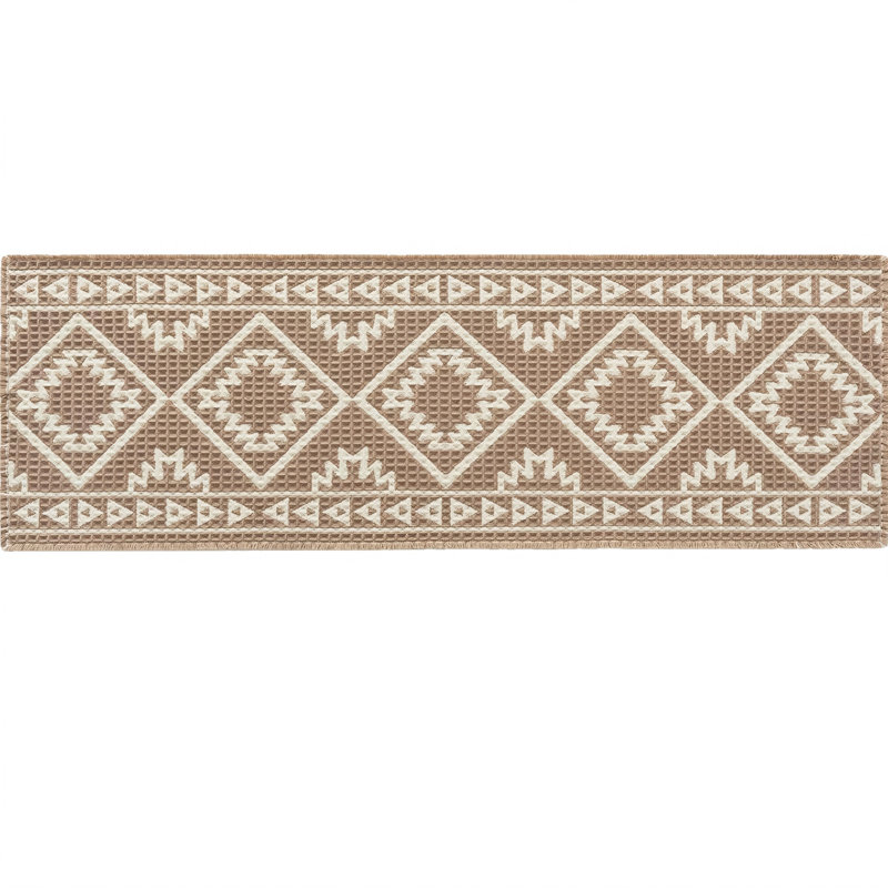 Tapis de salle de bain gaufré 24 po x 72 po Waffle