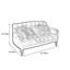 Green Buckle Straight-Back Two-Seater Sofa