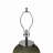 D18" X 28.5" Glass Table Lamp