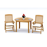 Marley Outdoor - Piece Teak Dining Set