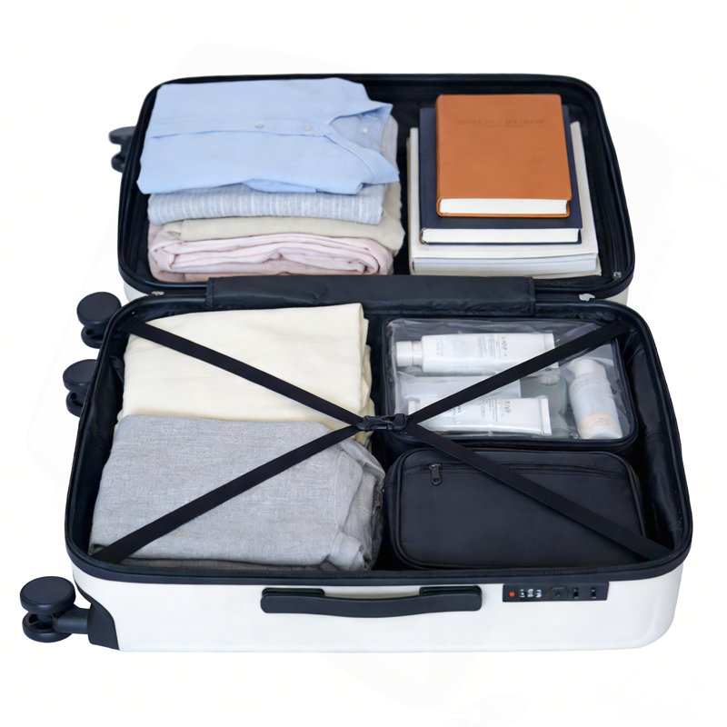 Modern White suitcase
