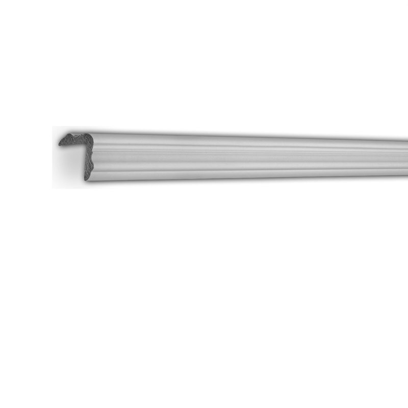 1-1/2 in x 1-1/2 in x 96 in Recycled Polystyrene Plain Corner Angle Moulding Pro PK 64 LF (Set of 8)