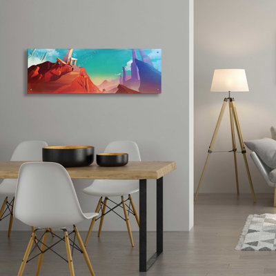 «Hidden portail» par Jonathan Lam, art mural en verre acrylique