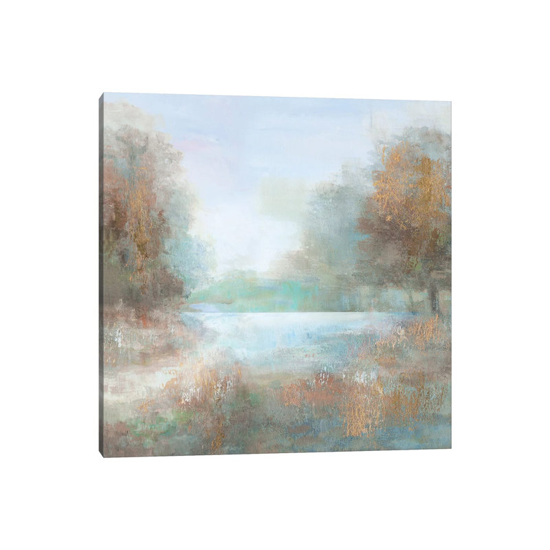 Blue Lagoon By Nan - Wrapped Canvas Art Prints by Nan - Wrapped Canvas Gallery-Wrapped Canvas Giclée, 45.72 cm H x 45.72 cm W