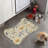 Pale Greens - 1 Piece Bone Shape Feeding Mat
