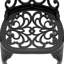 7 meubles de patio en aluminium avec coussins d'extérieur absorbant la transpiration - noir