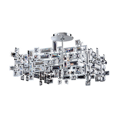 Vermeer 8 LT Chrome Pendant Allegri