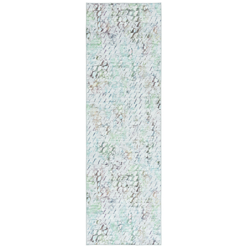 Athiran Performance Machine Washable Abstract Rug, Runner 2'6" x 8'