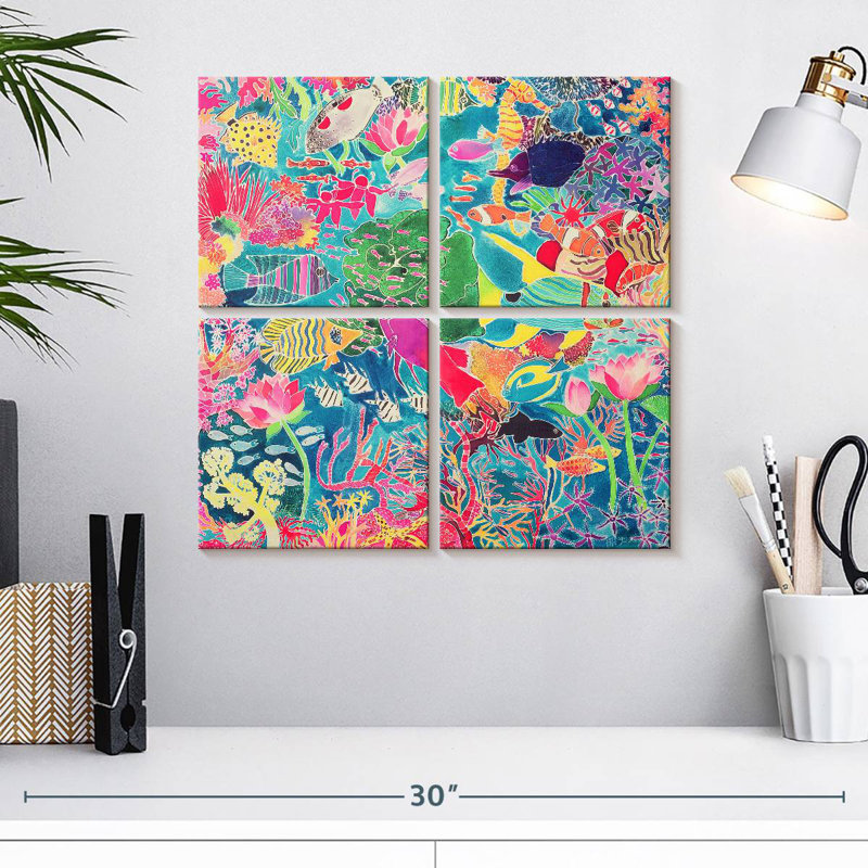 Brampt Underwater Rainbow, 18" H x 18" W