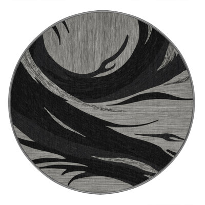 Washable Volcanic Hawaiian Area Rug
