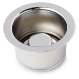 3-1/2" Brass Kitchen Garbage Disposal Flange and Stopper