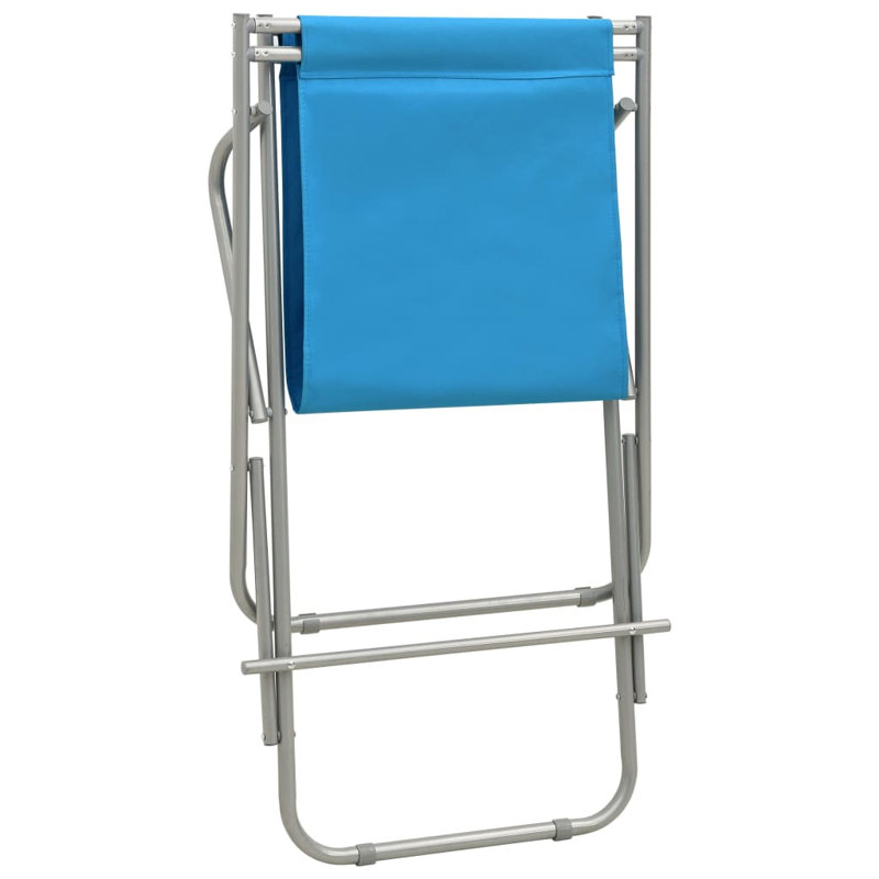 Ambia Folding Deck Chair, Blue