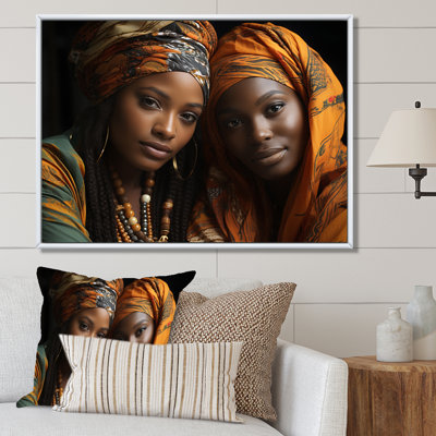 World Cultures Sœurs II sur toile