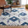 Imraan Tassel Shag Performance Geometric Rug
