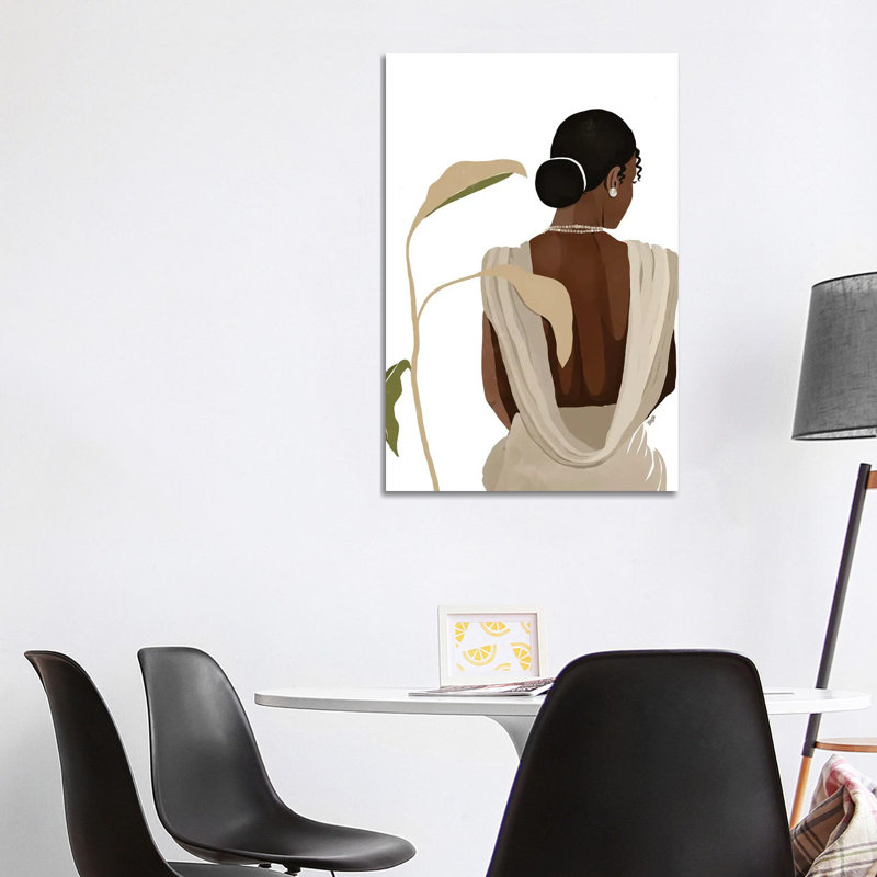 «Nora» par Bria Nicole - impression d'art graphique, Toile tendue, Pas de tapis, H 48 po x l 32 po x P 1,5 po