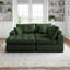 Chaise longue modulaire en L à compression pour la maison
