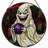 12"H Ghost Crystal Stained Glass Window Panel