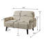Petite causeuse 2 places pour petits espaces-117027003