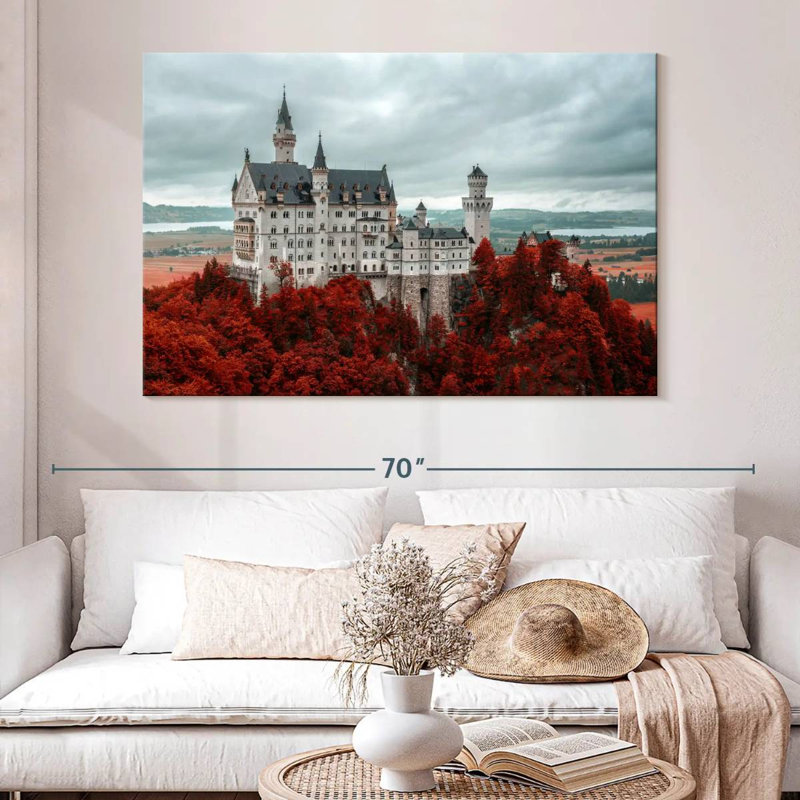 Lilie Grand Neuschwanstein Castle, 34" H x 51" W