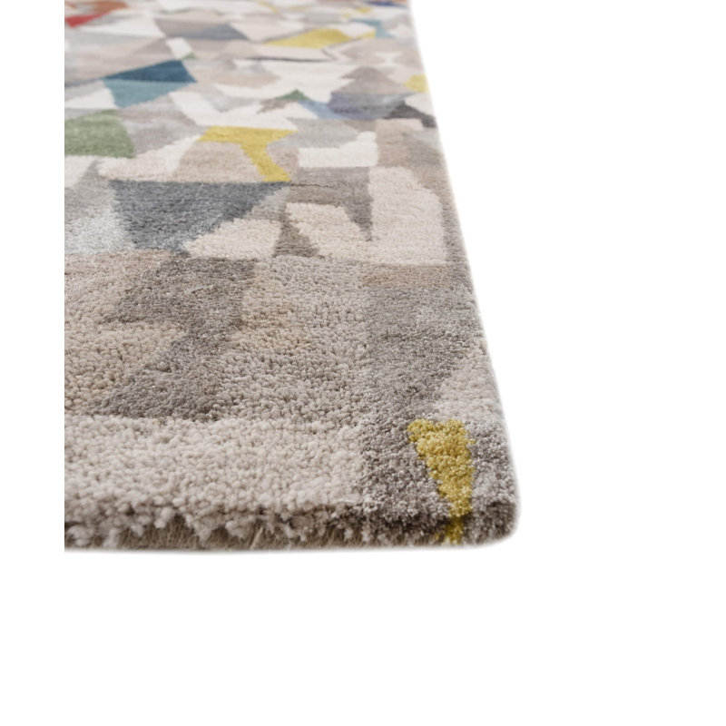 Contemporary One-of-a-Kind Rectangle 9'1" X 12' Hand Knotted Area Rug