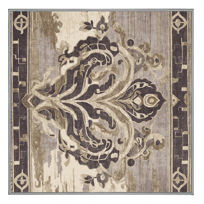 Panathenaic Path Rug, Square 5'