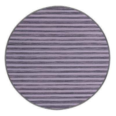 Tapis mauve à rayures horizontales lavable à la machine