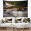 Tapisserie en espagne en polyester segade en cascade avec accessoires suspendus inclus-28500729